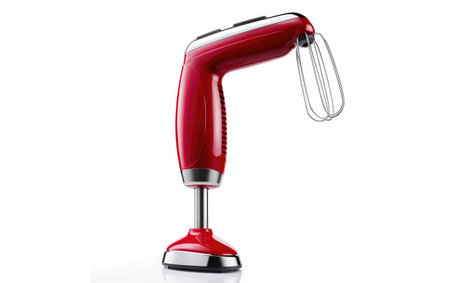 Hand Mixer Kitchen Appliance on White Background.の素材
