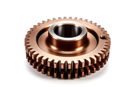 Lathe Gear Cutting Tool on White Background.の素材