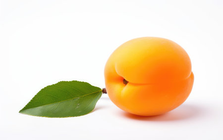 Apricot Elegance White Backgroundの素材
