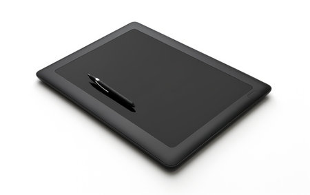Professional Tablet Snapshot White Backgroundの素材