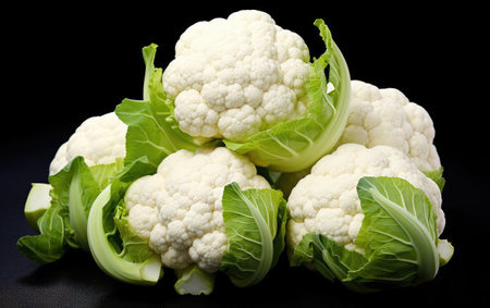 Wholesome Veggie Showcase Black Backgroundの素材