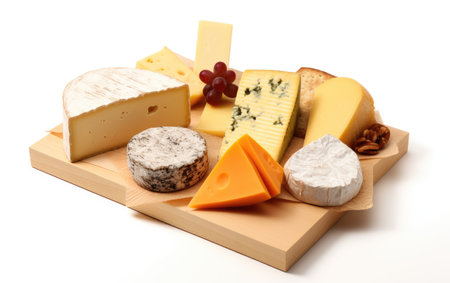 Simplified Cheese Experience Highlight White Backgroundの素材