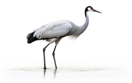 Crane Unveiled White Backgroundの素材