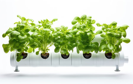 Hydroponic System White Backgroundの素材