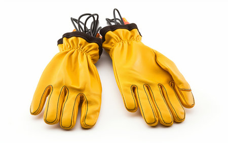 Electrician Gloves White Backgroundの素材