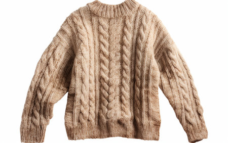 Sustainable Knitwear White Backgroundの素材