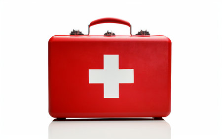 Medical Emergency Kit White Backgroundの素材
