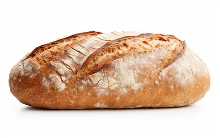 Homemade Bread Bliss White Backgroundの素材
