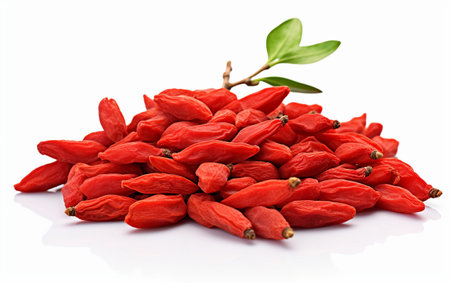 Goji Berry Elegance White Backgroundの素材