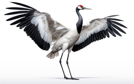 Crane Essence Unveiled White Backgroundの素材