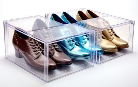 Transparent Shoe Boxesの素材