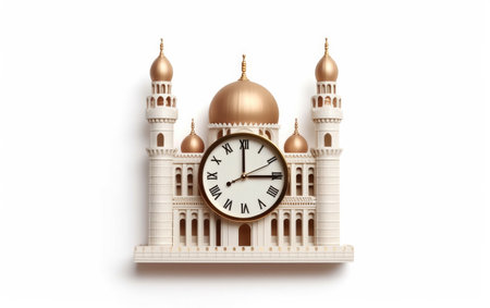 Clock Mounted on Wall, A Simple and Practical Timekeeping Solutionの素材