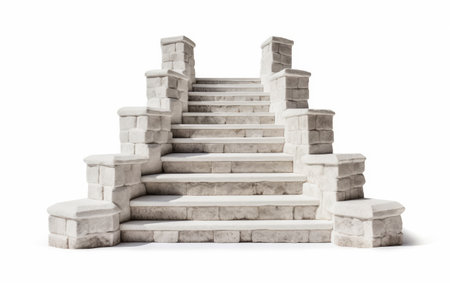 Concrete Blocks Staircase - A Practical and Durable Solution for Stepping Upの素材