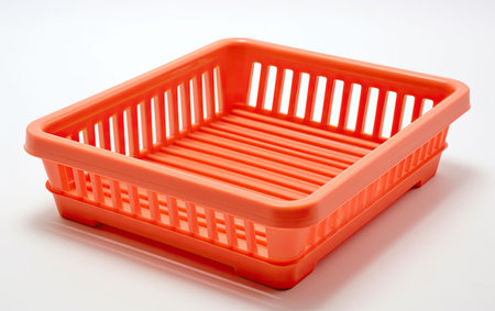 Plastic Dish Rack With Stacked Dishes for Easy Kitchen Organizationの素材