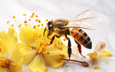 Bee Gathering Nectarの素材