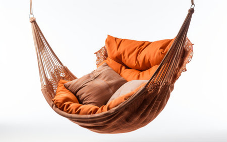 Hammock Swing on white backgroundの素材