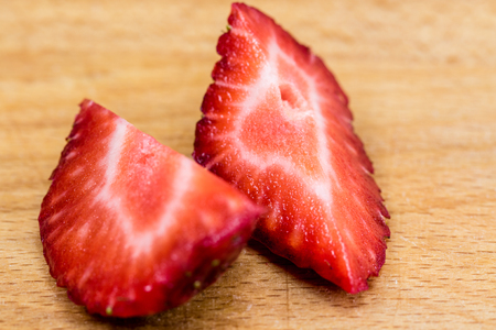 strawberry texture shotの写真素材