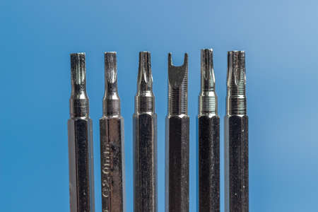A black screw was isolated from golden screws