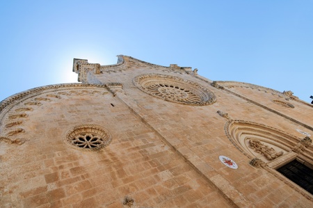 Ostuni Cathedral in the Old Town (the White City), Puglia, Italyの写真素材