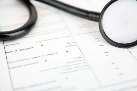 Medical Insurance Paperworkの写真素材