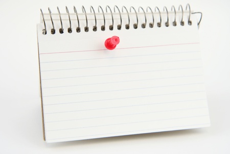 Notecards setting on a tableの写真素材