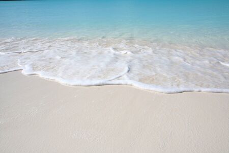 Crystal clear beach with nice blue water