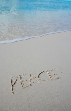 Crystal clear beach with nice blue waterの写真素材