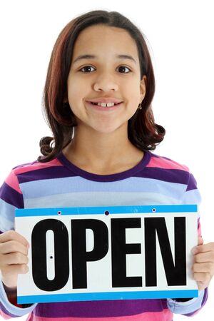 Picture of a child set on white backgroundの写真素材