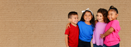 Young children at school getting an educationの写真素材