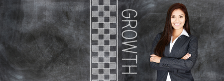 Confident businesswoman who is ready for workの写真素材