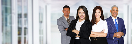 Group of businessmen and women working togetherの写真素材