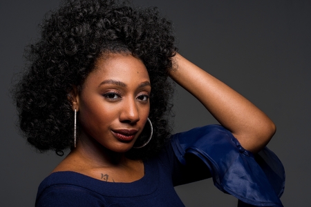 Portrait of a beautiful african american woman