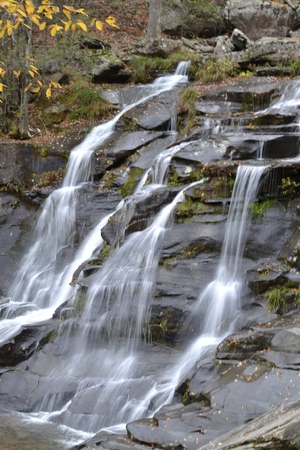 Waterfall at the Catskillの写真素材