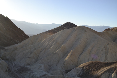 Hiking in the Death Valleyの写真素材