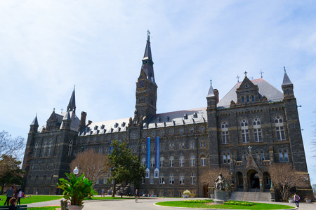 Georgetown University was founded by John Carrol in 1789のeditorial素材