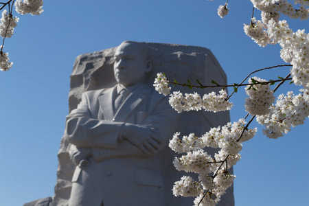 Martin Luther King Jr Memorial opened to the public in 2011のeditorial素材