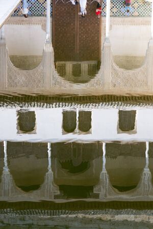 Alhambra palace located in Granada Spain is a master pice of the IslamicMuslim Architecture in Europeのeditorial素材