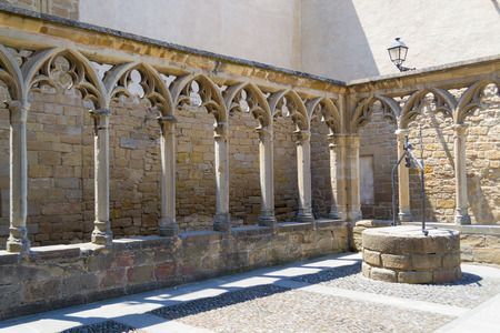 Built during the XIII century was one of the seats of the Court of the Kingdom of Navarreのeditorial素材