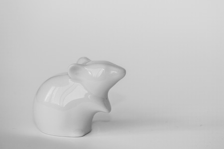 Figure of a mouse made out of porcelain