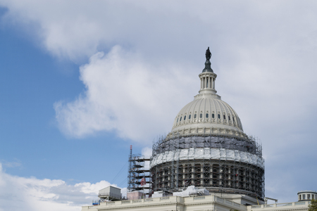 US Capitol construction was finished in 1800.のeditorial素材