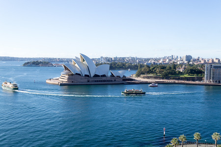 Sydney Opera house and Harbor Bridge are the most iconic monuments in Sydenyのeditorial素材