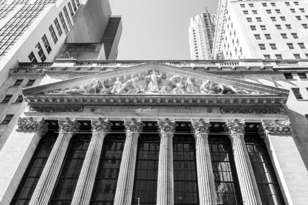 New York Stock Exchange from Broad street, Manhattanのeditorial素材
