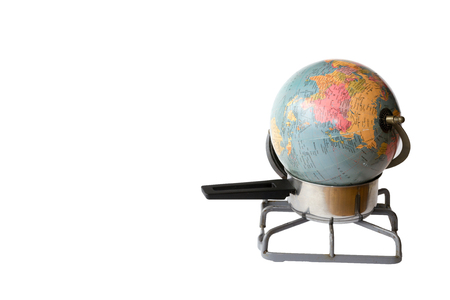 Over the past 50 years the temperature in hearth as suffered the fastest increase in recorded history due to human CO2 emissionの写真素材