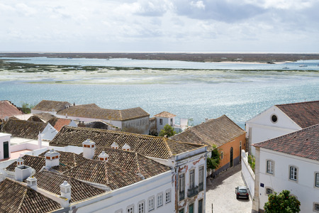 Faro is the capital city of the southern area of Portugal, the Algarveの写真素材