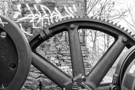 Mount Beacon Incline Railway was destroyed by fire in 1983の写真素材