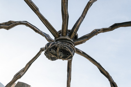 The Guggenheim museum, Inaugurated on October 18,1997, is one of the biggest museums in Spain.のeditorial素材