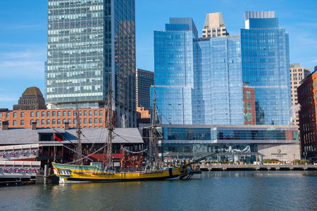 Boston funded in 1630, is one of the oldest cities in the United Statesのeditorial素材