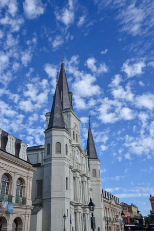 Jackson Square in New Orleans (USA) is National Historic Landmark since 1960の写真素材