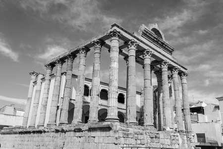 Temple in Merida (Spain) to the goddess of the hunt, Dianaの写真素材