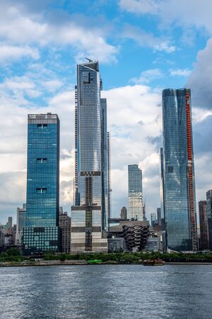 Hudson Yards, a new real estate development in the West of Manhattanの写真素材